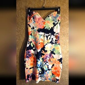 Windsor Strapless Floral Dress